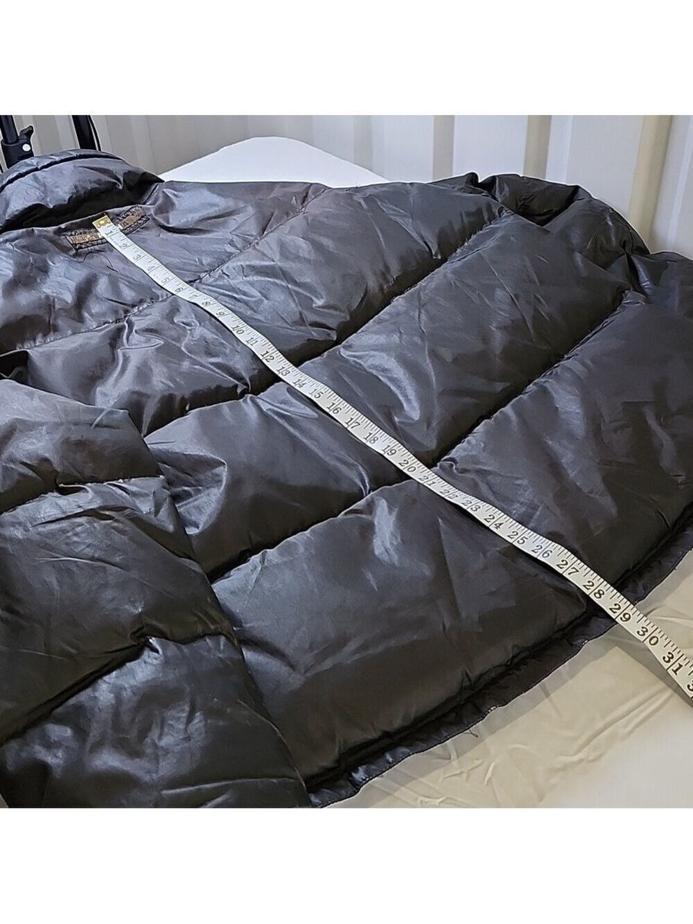 Alpha Industries Men's Black Puffer Jacket Coat Down Filled Size XXL **Flawed** - Picture 11 of 15